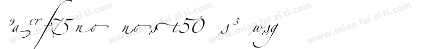 Zapfino Forte LT Pr字体转换